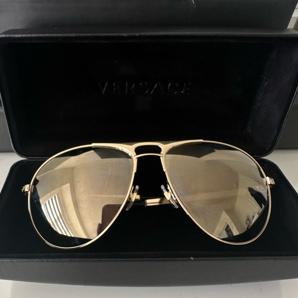 Versace Aviator Sunglasses
